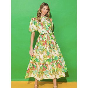 Women's Flying Tomato Midi Shirt Dress Size Small